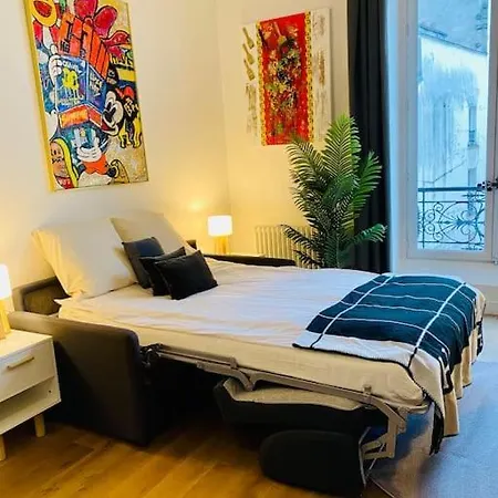 Apartment Grand Charonne Bastille Pop Art *